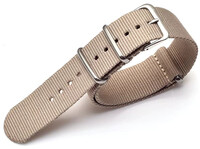 Nylon horlogeband Ricardo Kronplatz, beige, NATO