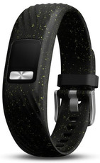 Garmin Vívofit 4 band, siliconen, zwart, zilveren gesp, maat S/M