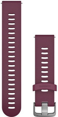 Siliconen horlogeband Garmin 20mm (voor Venu, Venu Sq, Venu 2 Plus enz.), paars, Quick Release, 010-11251-1W