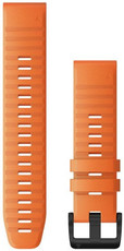 Siliconen horlogeband Garmin 22mm (voor Garmin Fenix 8/7/6 (47mm), Epix 2 enz.), oranje, QuickFit, 010-12863-01