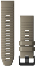 Siliconen horlogeband Garmin 26mm (voor Garmin Fenix 8/7X/6X (51mm), Tactix enz.), beige V1, QuickFit, 010-12864-02