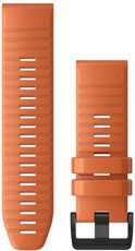 Siliconen horlogeband Garmin 26mm (voor Garmin Fenix 8/7X/6X (51mm), Tactix enz.), oranje, QuickFit, 010-12864-01