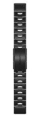 Titanium armband Garmin 22mm (pro Garmin Fenix 8/7/6 (47mm), Epix 2 aj.), zwart, QuickFit