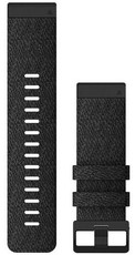 Nylon horlogeband Garmin 26mm (voor Garmin Fenix 8/7X/6X (51mm), Tactix enz.), grijs, QuickFit, 010-12864-07