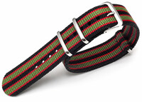 Nylon horlogeband Ricardo Kronplatz, kleurig V3, NATO