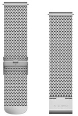 Roestvrijstalen horlogeband Garmin 20mm (voor Venu, Venu Sq, Venu 2 plus aj.), zilverkleurig, Milanese horlogeband, Quick Release, 010-12924-23