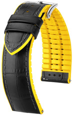 Zwarte band Hirsch Andy L 0927228050-2 (Kalfsleer / natuurrubber)