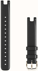Leren horlogeband Garmin 14mm (voor Lily), zwart V1, 010-13068-A5