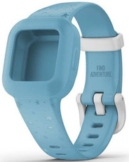 Plastic horlogeband Garmin (voor Vívofit junior 3), blauw, 010-12469-42
