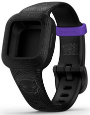 Plastic horlogeband Garmin (voor Vívofit junior 3), zwart, Marvel, Black Panther, 010-12666-40
