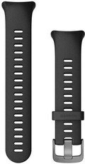 Garmin Forerunner 45S band, siliconen, zwart, zilveren gesp