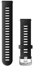 Siliconen bandje Garmin 20mm (pro Venu, Venu Sq, Venu 2 plus), zwart, Quick Release