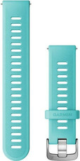 Siliconen horlogeband Garmin 20mm (voor Venu, Venu Sq, Venu 2 plus enz.), blauw V2, Quick Release, 010-11251-9R