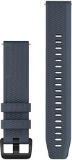 Siliconen horlogeband Garmin 20mm (voor Venu, Venu Sq, Venu 2 plus enz.), blauw V1, Quick Release, 010-13076-01
