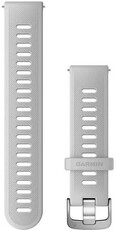 Siliconen horlogeband Garmin 20mm (voor Venu, Venu Sq, Venu 2 Plus enz.), wit, Quick Release, 010-11251-9Q