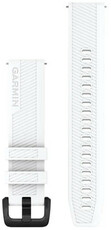 Siliconen horlogeband Garmin 20mm (voor Venu, Venu Sq, Venu 2+ enz.), wit, Quick Release, 010-13076-02