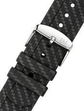 Zwarte band Morellato Lambro M 4986C28.019 (kunststof/rubber)