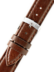 leren horlogeband Morellato Gelso 4219A97.032 M, bruin, imitatieleder