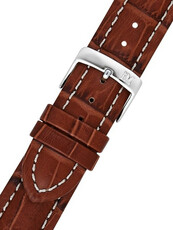 Bruine leren riem Morellato Plus 3252480.041 M