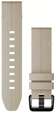 Leren horlogeband Garmin 20mm (voor Garmin Fenix 8/7S/6S (43mm), etc.), beige, QuickFit, 010-13102-06