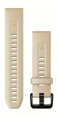 Siliconen bandje Garmin 20mm (pro Garmin Fenix 8/7S/6S (43mm), aj.), beige, QuickFit