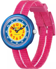 Flik Flak Blue ZFBNP190 met roze band