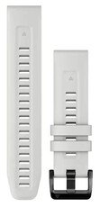 Siliconen horlogeband Garmin 22mm (voor Garmin Fenix 8/7/6 (47mm), Epix 2 enz.), wit V1, QuickFit, 010-13123-00