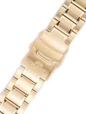 Roestvrijstalen horlogeband Orient KDDQJAA 22mm (voor model FEU07), goud