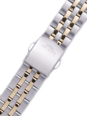 Roestvrijstalen horlogeband Orient KDEZKSZ 22mm (voor modellen FAL00, FEM7P), bicolor