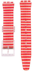 Kunststof horlogeband Ricardo Barletta 17mm (voor Swatch), gekleurd V2