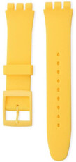 Siliconen horlogeband Ricardo Barletta 17mm (voor Swatch), geel