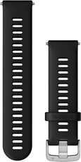 Siliconen horlogeband Garmin 22mm (voor Venu, Forerunner 255, Vívoactive 4 enz.), zwart, Quick Release, 010-11251-3A