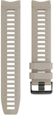 Riem voor Garmin Instinct, siliconen, grijs, zwarte gesp
