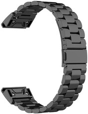 Roestvrijstalen horlogeband Ricardo Tiorre 26mm, Black, QuickFit