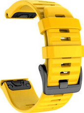 Siliconen horlogeband Ricardo Livigno 22mm, Yellow, QuickFit