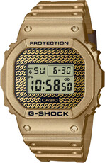 Casio G-Shock Original DWE-5600HG-1ER Carbon Core Guard Gold Chain (+ reservebandje en lunette)