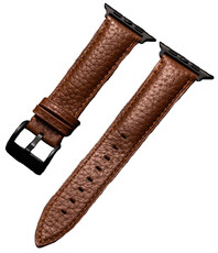 Leren horlogeband Ricardo (voor Apple Watch 42/44/45/49mm), bruin V2