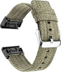 Nylon horlogeband Ricardo Cervinia 26mm, Green, QuickFit