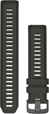 siliconen horlogeband Garmin 22mm (voor Instinct), zwart V2, 010-13105-00