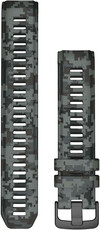 siliconen horlogeband Garmin (voor Instinct 2), grijs/camouflage, 010-13105-04