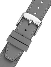 Leren horlogeband Morellato Square 5672D73.093 M, grijs