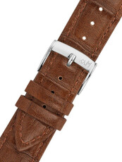Leren horlogeband Morellato Tiglio 5673D74.040 M, bruin, ecokunstleer