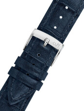 Leren horlogeband Morellato Tiglio 5673D74.062 M, blauw, ecokunstleer