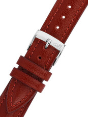 Leren horlogeband Morellato Tradition 5671D72.082 M, rood