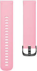 Quick Release band 20mm, silicone, roze, zwarte gesp (Garmin Venu, Venu Sq, Venu 2 plus, etc.)
