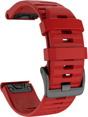 Siliconen horlogeband Ricardo Livigno 22mm, Red, QuickFit