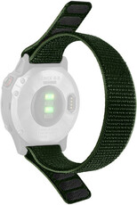 Nylon horlogeband Ricardo Cortina 26mm, Green, doorlopende
