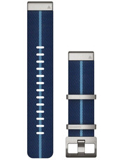 Nylon riempje Garmin 22mm (pro Garmin Fenix 8/7/6 (47mm), Epix 2 aj.), blauw V2, QuickFit