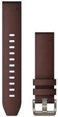 Leren riempje Garmin 22mm (pro Garmin Fenix 8/7/6 (47mm), Epix 2 aj.), bruin, QuickFit