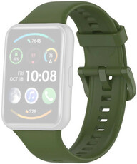 Siliconen horlogeband Ricardo Cime Bianche 20mm (voor Huawei Watch Fit), Green